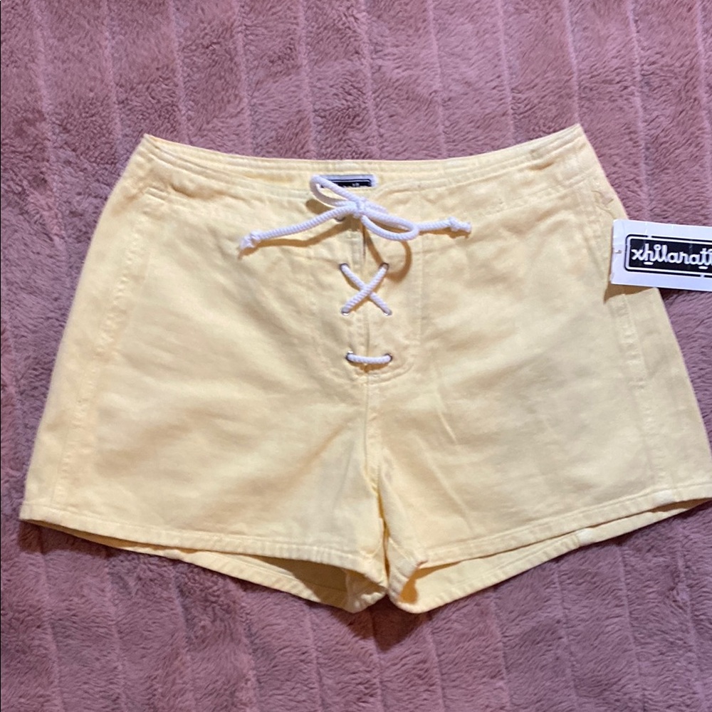 Yellow Women's Shorts